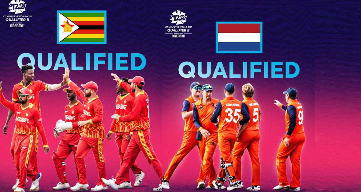 जिम्बाब्बे र नेदरल्याण्ड टी-२० विश्वकपका लागि छनोट