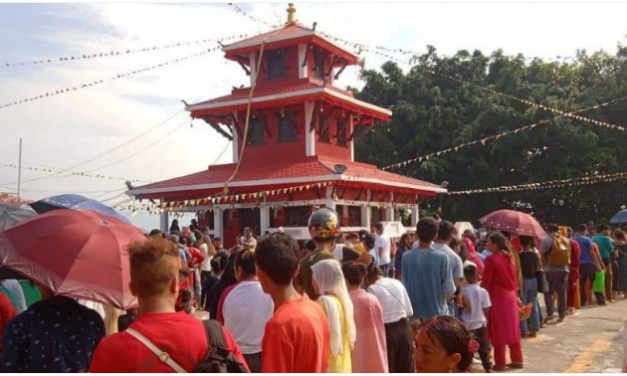 धार्मिक पर्यटनको गन्तव्य बन्दैै महाराजा थान