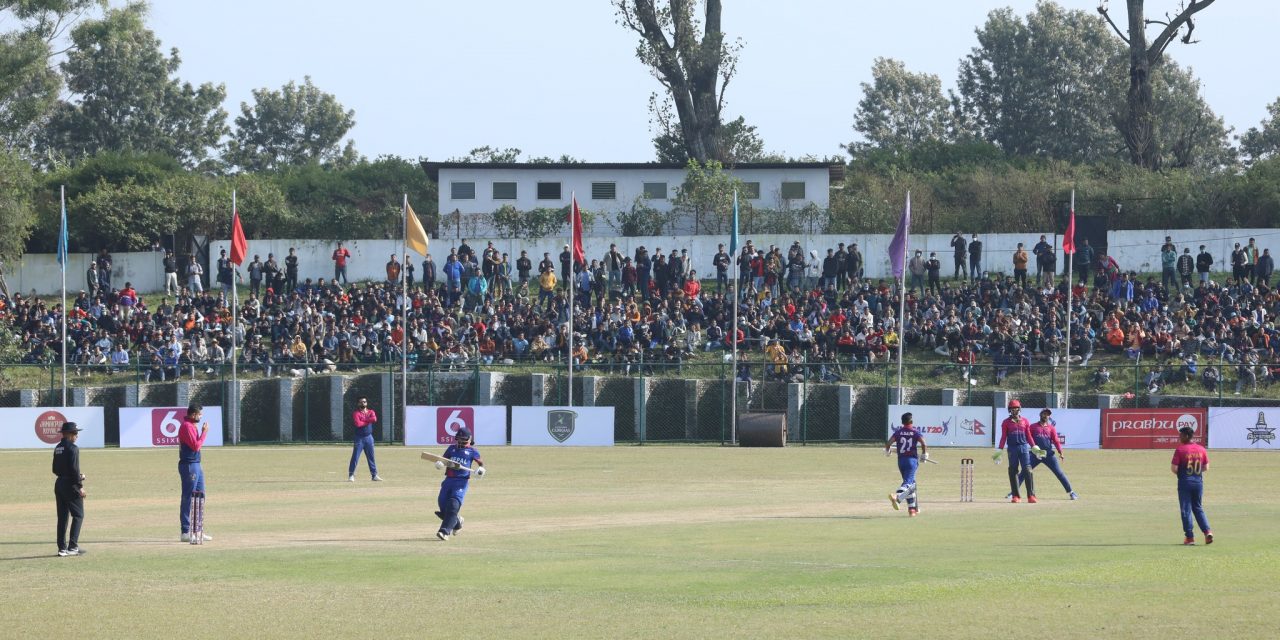 एकदिवसीय सिरिज : पहिलो खेलमा नेपाल युएईसँग ८४ रनले पराजित