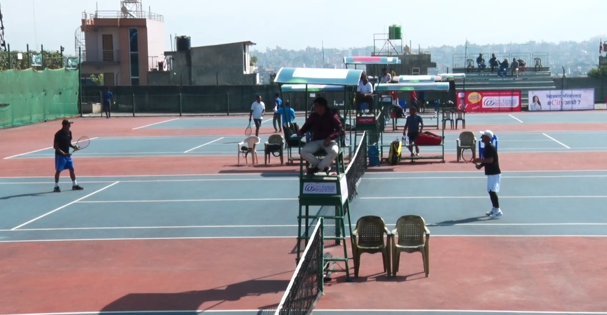 वीर गणेशमान सिंह राष्ट्रिय टेनिस प्रतियोगिता : प्रदीप र प्रणवको जोडी फाइनल प्रवेश