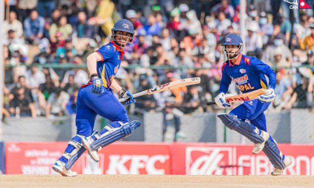 प्रतिस्पर्धात्मक खेलमा नेपाल वेष्टइण्डिज ‘ए’सँग १० रनले पराजित