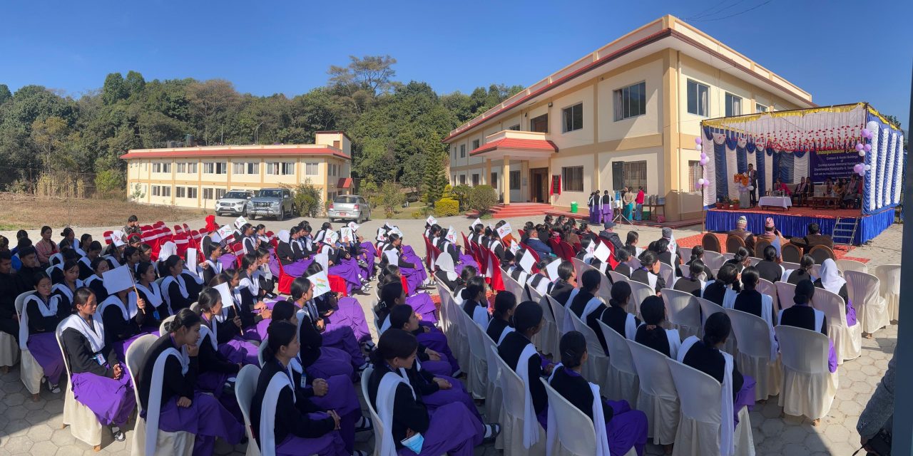 भारतीय सहयोगमा निर्मित सुष्मा कोइराला मेमोरियल नर्सिङ क्याम्पसका नयाँ भवन हस्तान्तरण