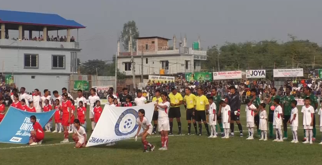 चर्च ब्वाइज युनाइटेडले जित्यो झापा कपको उपाधि