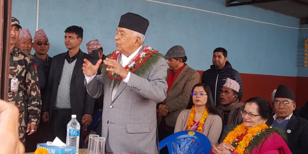 जनतालाई सुखी र खुसी बनाउन तीन तहकै सरकारले काम गरिरहेका छन् : राष्ट्रपति पौडेल