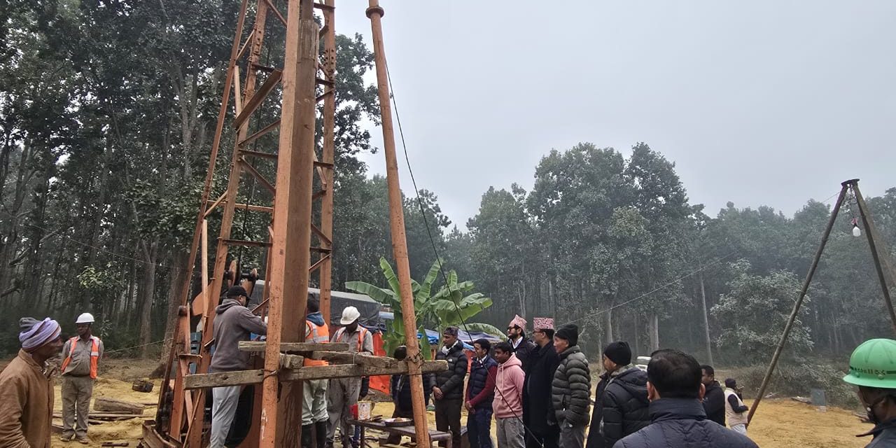 अलपत्र खानेपानी आयोजनाको काम पुनः सञ्चालन