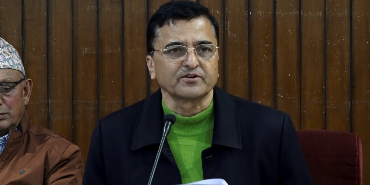 पाथीभरामा केबलकार निर्माणलाई निर्वाध रुपमा अघि बढाउनुपर्छ : योगेश भट्टराई