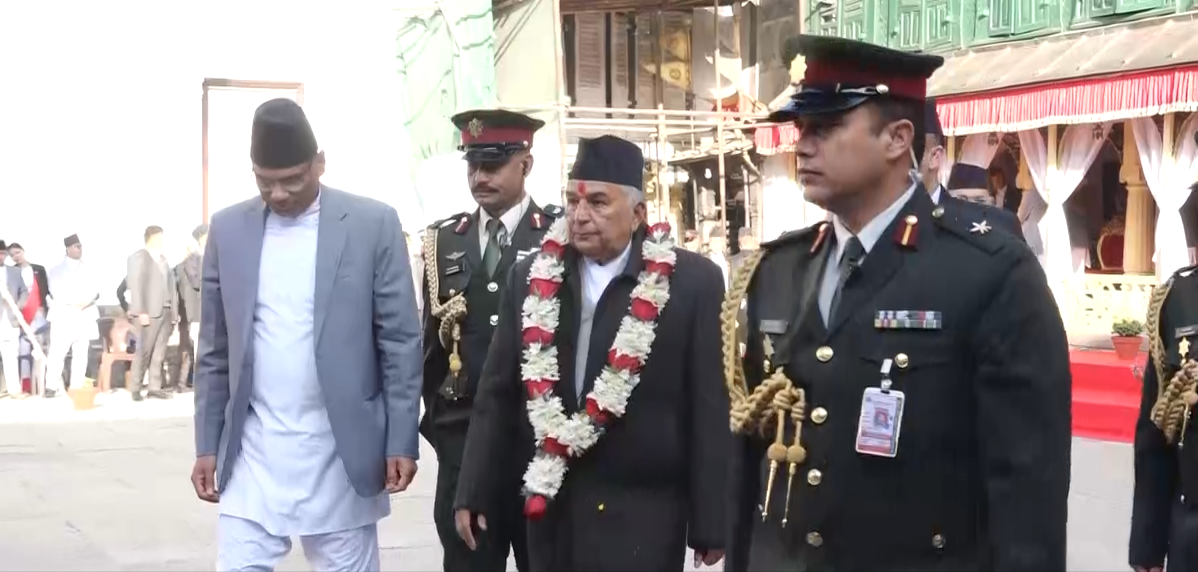 वसन्त पञ्चमी : राष्ट्रपतिद्वारा हनुमानढोका दरबारस्थित वसन्त श्रवण (तस्बिरमा)