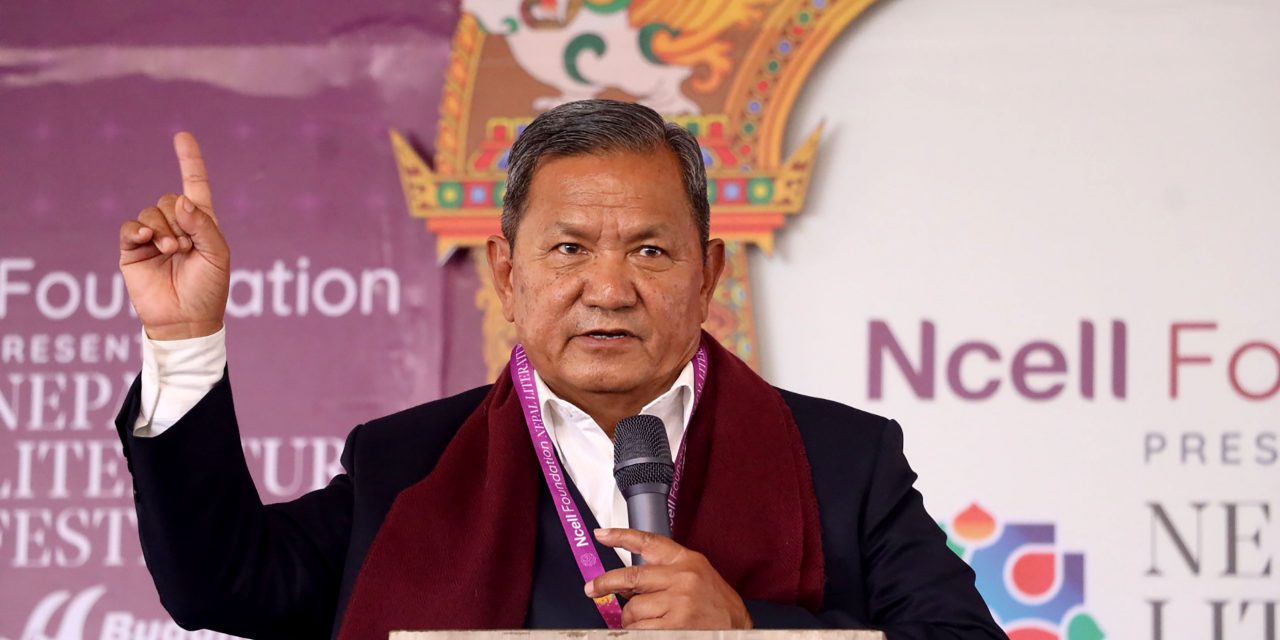 साहित्य परिवर्तनको संवाहक हो : सञ्चारमन्त्री गुरुङ