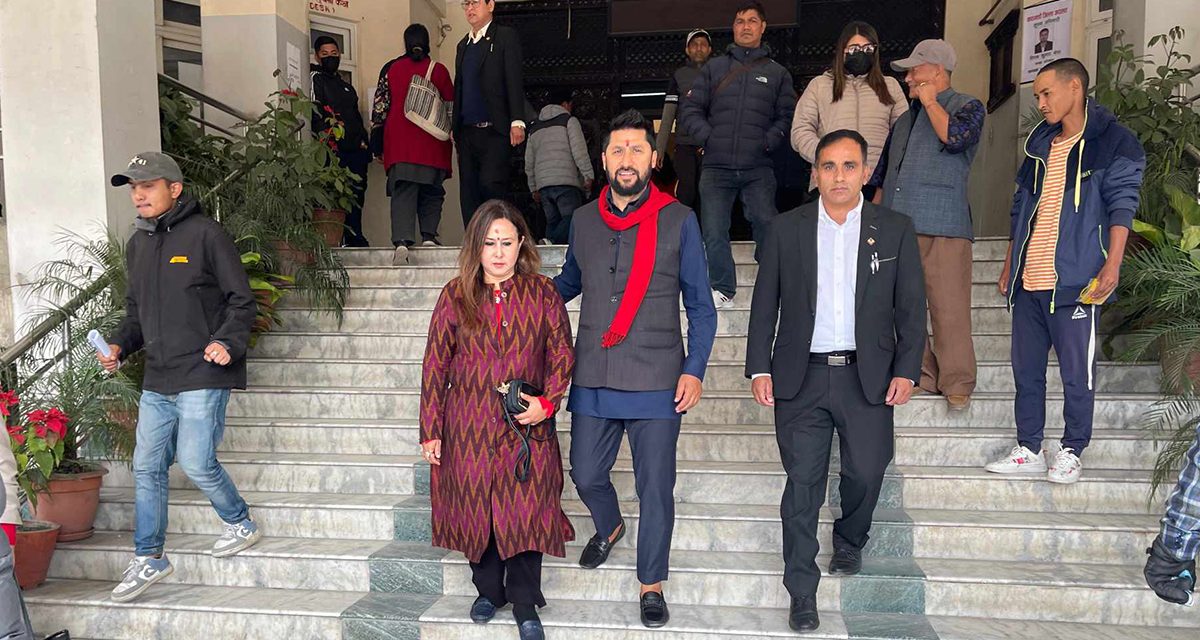 तारिखका लागि रवि लामिछाने काठमाडौँ अदालत उपस्थित