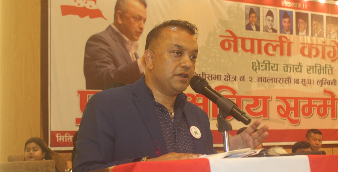 मुलुक विकासको मार्गमा अघि बढिरहेको छ : गगन थापा