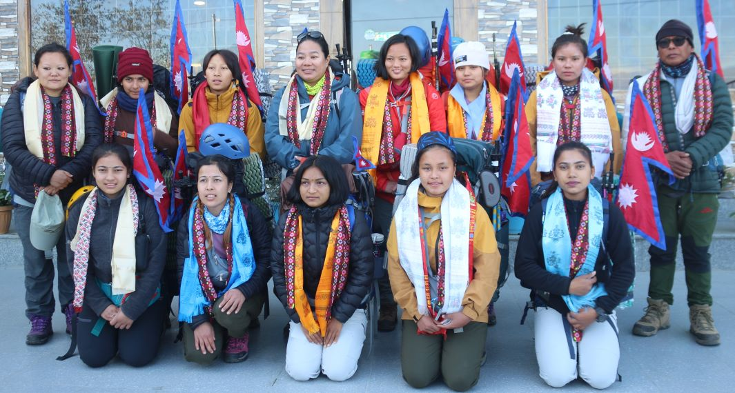 ‘ग्रेट हिमालयन ट्रेल’ पदयात्रामा लागेका १२ जना महिलाको सुरक्षाको निम्ति सरकारसँग माग