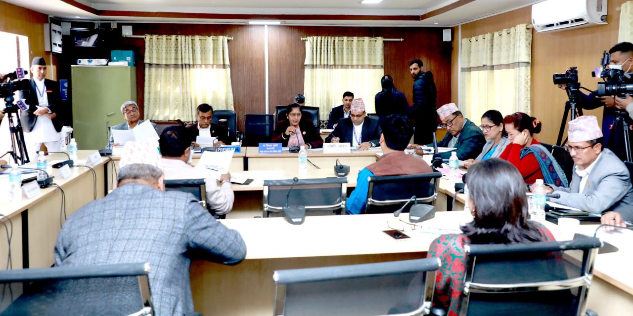 कानुन समितिको वार्षिक प्रतिवेदन पारित, आगामी संसद् बैठकमा पेस हुने