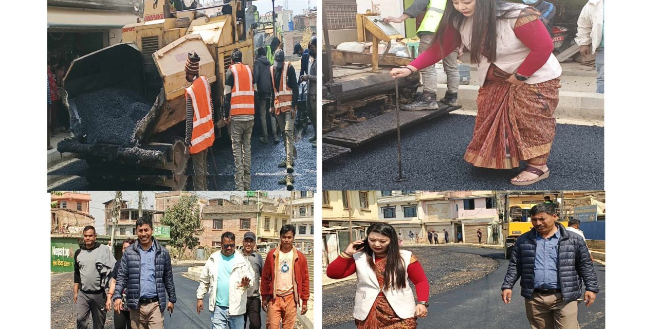 महालक्ष्मी-७ को चाङ्गाथलीमा मूल सडक कालोपत्रे, यात्रु र स्थानीय धुलो हिलोबाट मुक्त !