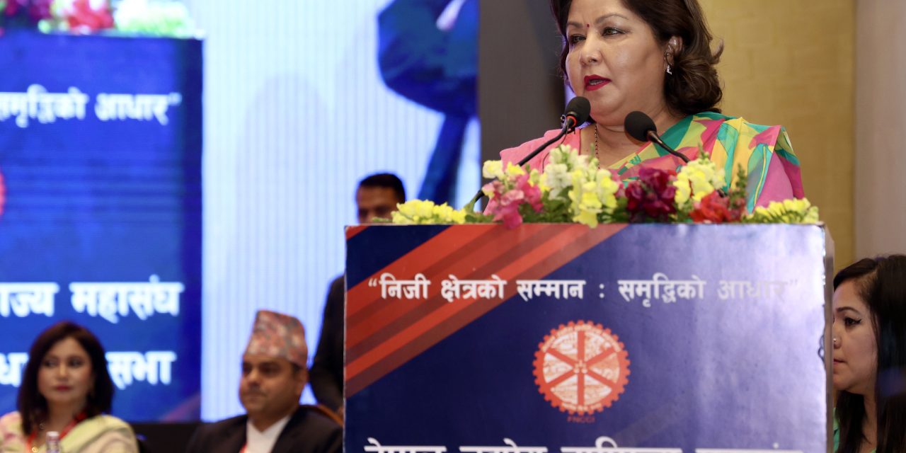 ‘निजी क्षेत्रको सहभागिता र सक्रियताबाट मात्र आर्थिक विकास सम्भव’
