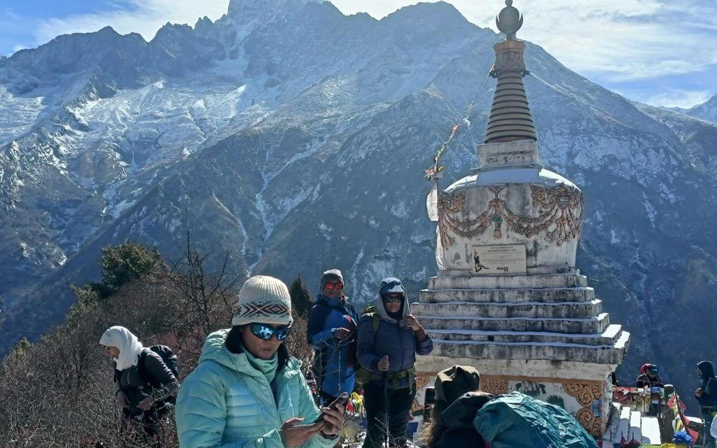 सगरमाथा क्षेत्रमा पर्यटक आगमन वृद्धि : चैतमा १२ हजार भित्रिए