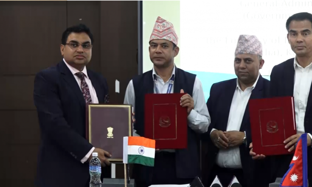 नेपाल र भारतबीच स्थानीय तहमा शिक्षा र स्वास्थ्य क्षेत्रमा सहयोगसम्बन्धी सम्झौता