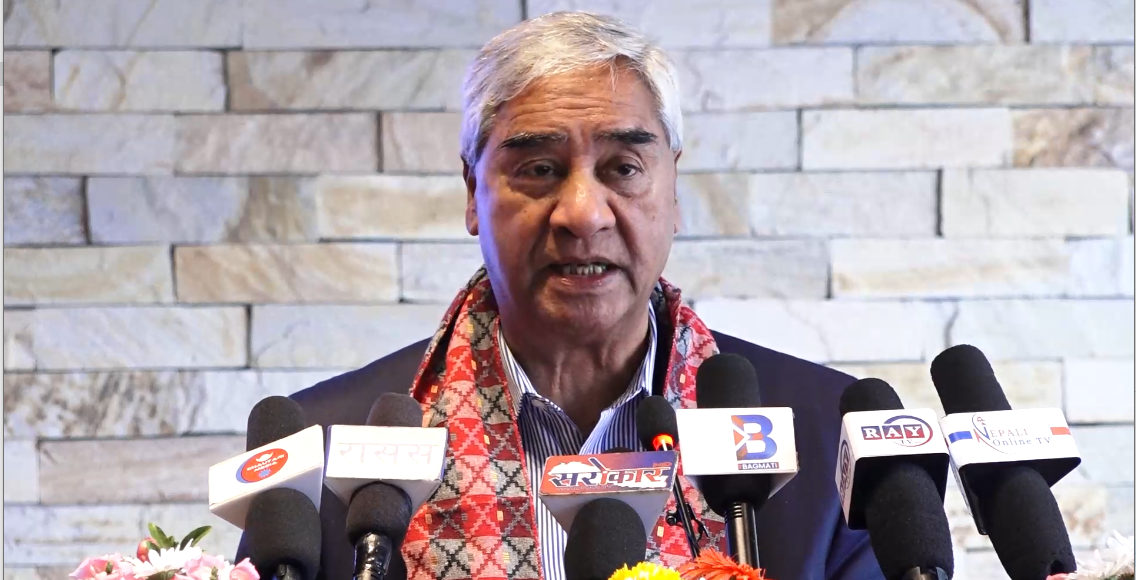 चीनविरुद्ध नेपाली भूमि प्रयोग हुन दिन्नौँ : सभापति देउवा