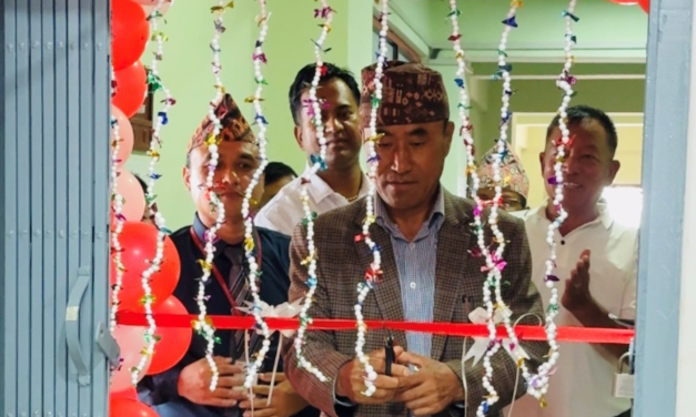 हिमालयन बैँकको लमजुङको गौंडा शाखा दूधपोखरी–जोर्नेमा स्थानान्तरण