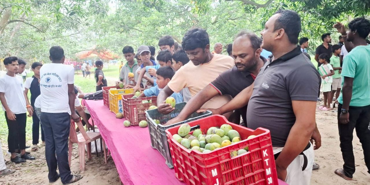 आँप मेलामा १० लाखभन्दा बढीको कारोबार