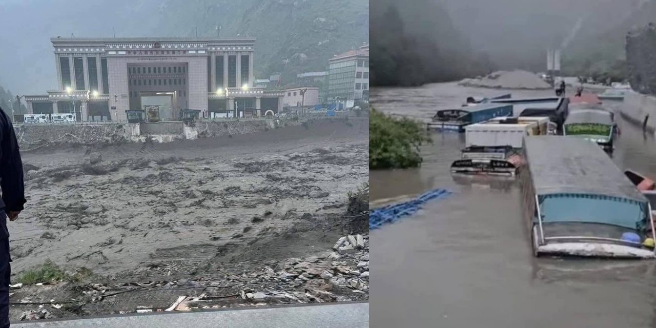नेपाल–चीन सिमानाको बाढी : नौजनाको सकुशल उद्धार
